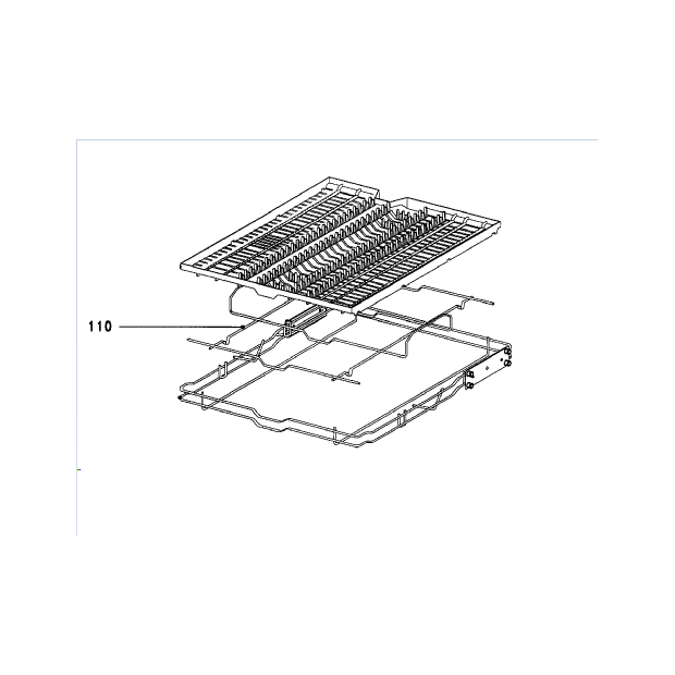 SUPPORT SERVICE A COUVERTS LAVE VAISSELLE MIELE