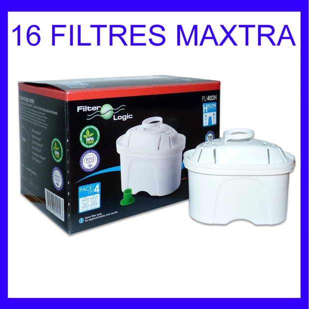 PACK DE 16 CARTOUCHES GENERIQUES BRITA MAXTRA FILTER LOGIC