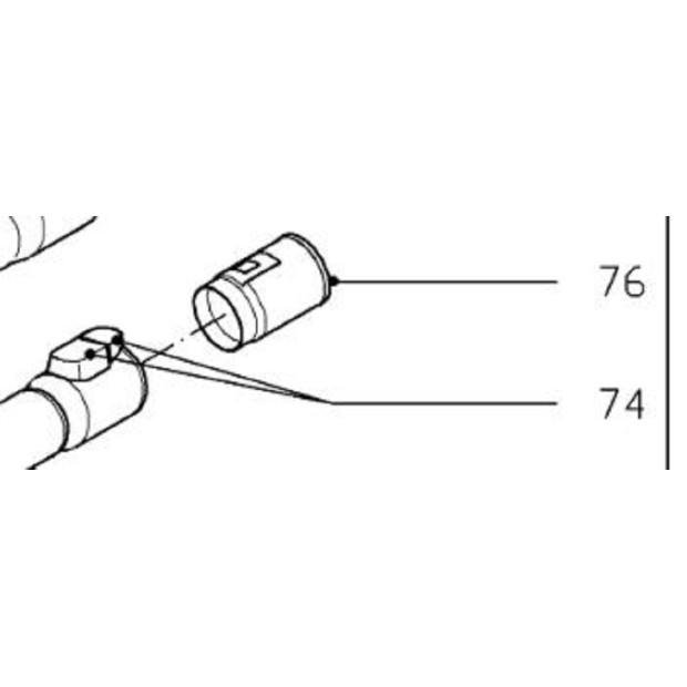 kit adptation verrou de blocage tube telescopique Miele