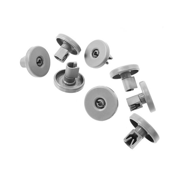 LOT DE 8 ROULETTES PANIER INFERIEUR FAURE ELECTROLUX AEG