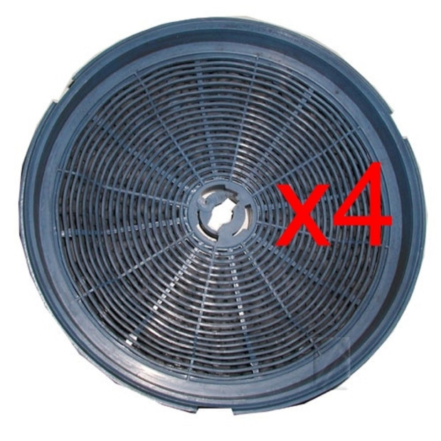 LOT DE 4 FILTRES A CHARBON POUR HOTTE AIRLUX GLEM CR300