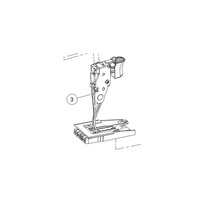 INTERRUPTEUR MARCHE/ARRET PERCEUSE HILTI SFC22A