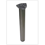 1 PIED DIAMETRE 80MM HAUTEUR 870MM INOX BROSSE
