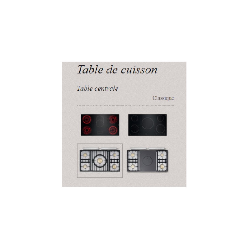 type de cuisson piano lacanche cluny 1000