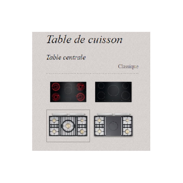 type de cuisson piano lacanche cluny 1000