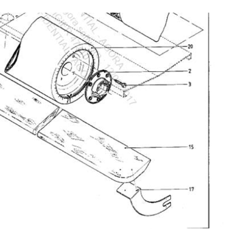 Revetement de cylindre repasseuse Miele HM20-100