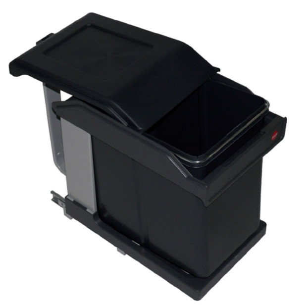 POUBELLE 1BAC 20L OUVERTURE AUTOMATIQUE MEUBLE 400MM