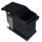 POUBELLE 1BAC 20L OUVERTURE AUTOMATIQUE MEUBLE 400MM