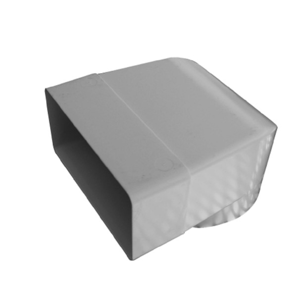 RACCORD EVACUATION HOTTE RECTANGULAIRE VERS ROND 440WH