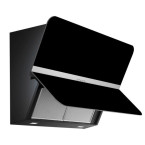 Hotte murale inclinée verre noir mat 85cm Falmec FLIPPER1420