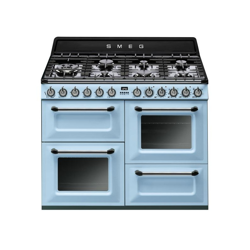 Fourneau 110cm 7gaz + 2 four électrique Smeg TR4110AZ
