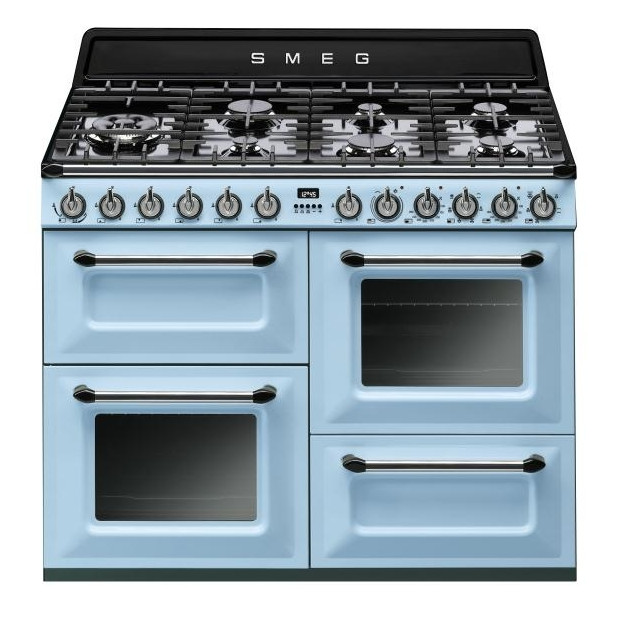 Fourneau 110cm 7gaz + 2 four électrique Smeg TR4110AZ