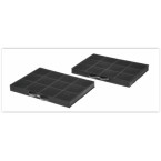 Lot de 2 filtres charbon hotte Whirlpool 300x215x30mm DKF38
