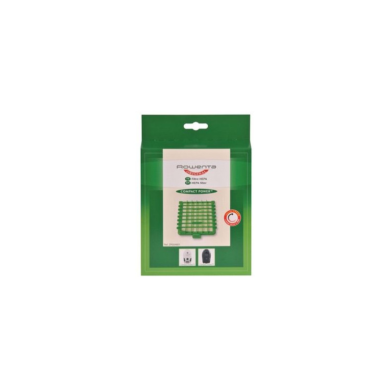 FILTRE HEPA ZR004801 H12 ASPIRATEUR ROWENTA COMPACT POWER