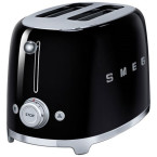 Grille pain toaster 950W 2 fentes noir Smeg TSF01BLEU