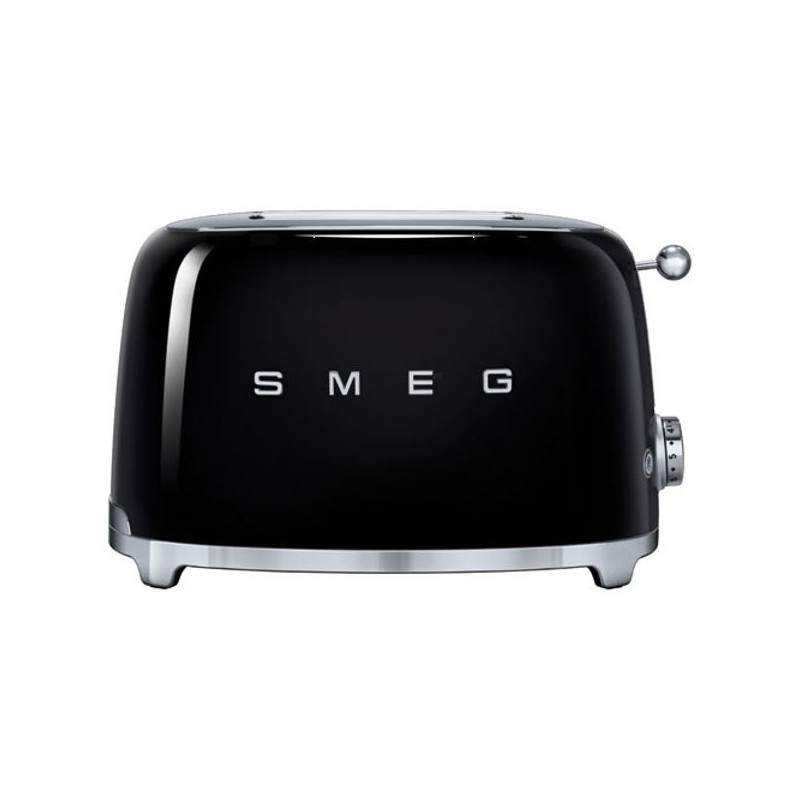 Grille pain toaster 950W 2 fentes noir Smeg TSF01BLEU