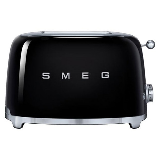 Grille pain toaster 950W 2 fentes noir Smeg TSF01BLEU
