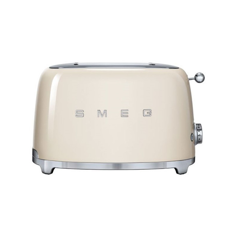 Grille pain toaster 950W 2 fentes blanc Smeg TSF01CREU