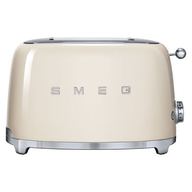 Grille pain toaster 950W 2 fentes blanc Smeg TSF01CREU