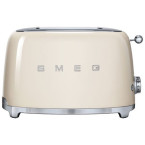 Grille pain toaster 950W 2 fentes blanc Smeg TSF01CREU