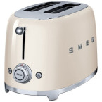 Grille pain toaster 950W 2 fentes blanc Smeg TSF01CREU
