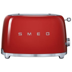 Grille pain toaster 950W 2 fentes rouge Smeg TSF01RDEU