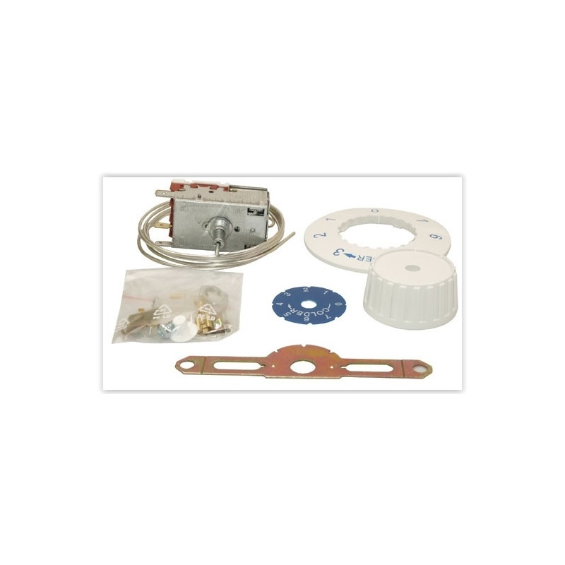Thermostat pour refrigerateur a degivrage semi-automatique