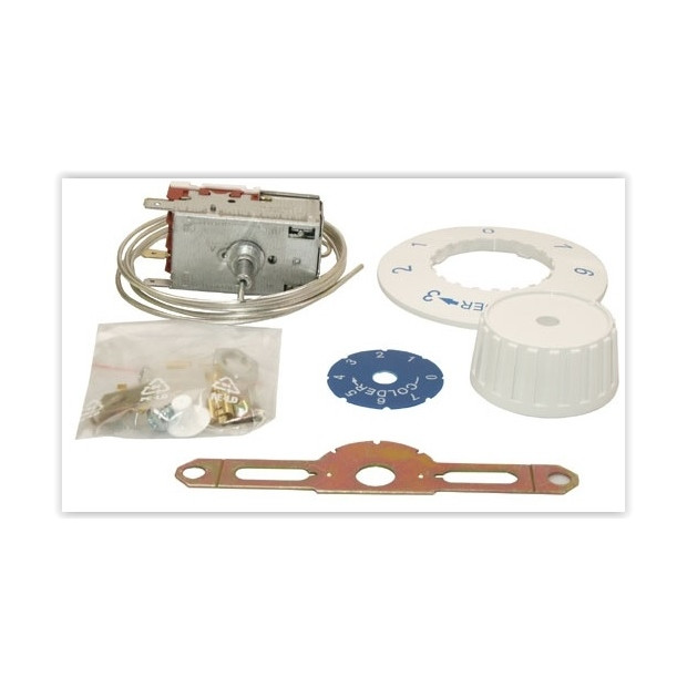 Thermostat pour refrigerateur a degivrage semi-automatique