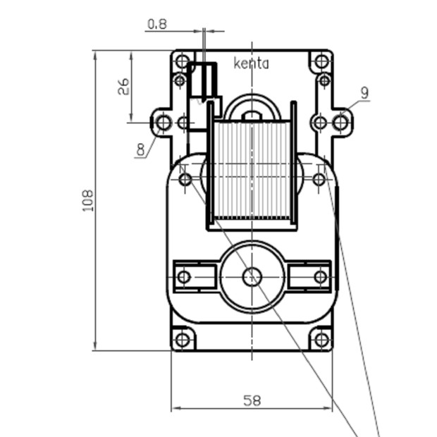 MOTEUR MOTOREDUCTEUR DE VIS SANS FIN POELE DEVILLE D0026179