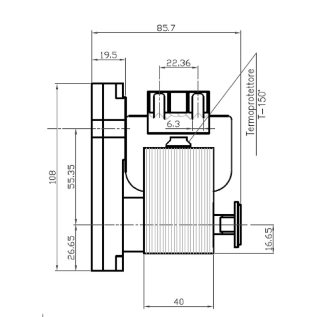 MOTEUR MOTOREDUCTEUR DE VIS SANS FIN POELE DEVILLE D0026179