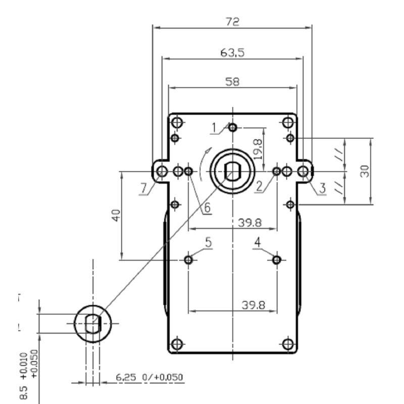 MOTEUR MOTOREDUCTEUR DE VIS SANS FIN POELE DEVILLE D0026179