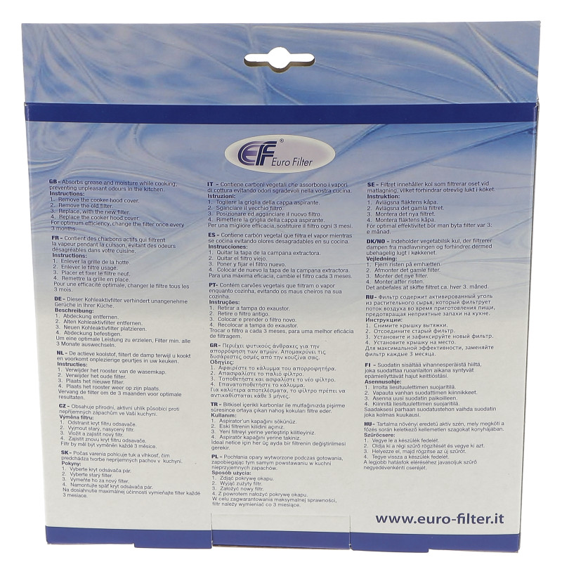 Filtre a charbon Electrolux Type 15 Eurofilter