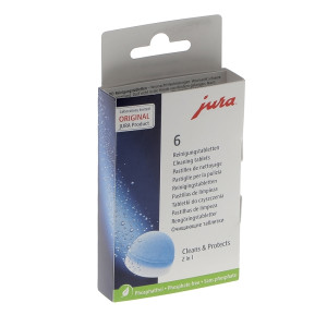 Boite de 6 pastilles de nettoyage Machine a Café JURA