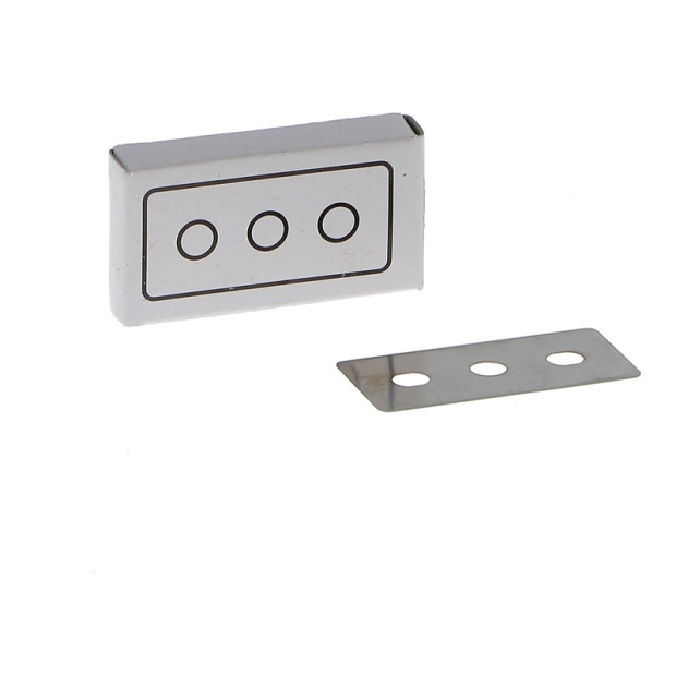Lot de 5 lames pour grattoir table de cuisson