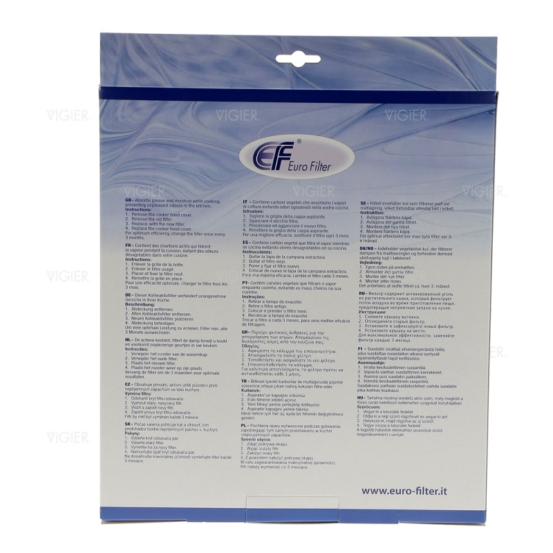 Filtre a charbon FC120 pour hotte Airforce HBOX90X