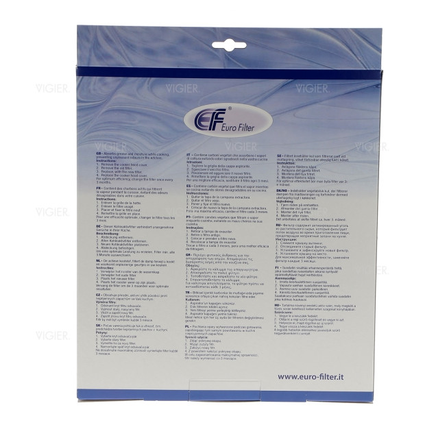 Filtre a charbon FC120 pour hotte Airforce HBOX90X