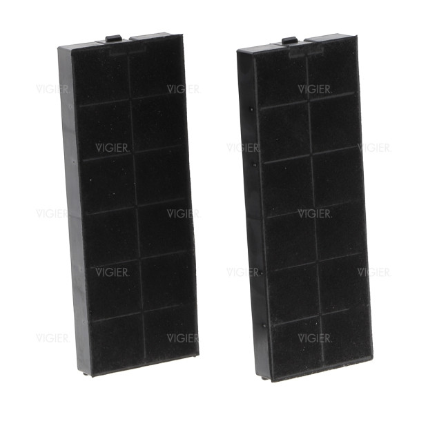 fch260 LOT DE 2 FILTRES A CHARBON HOTTE ROSIERES RBS93IN RHV93