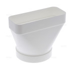 ADAPTATEUR DOUBLE FEMELLE POUR TUBAGE PLAT 94 X 227 X 190MM