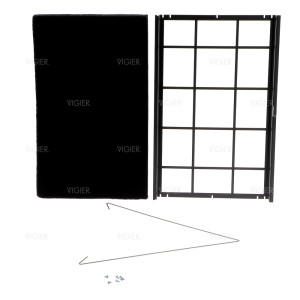 KIT AVEC FILTRE A CHARBON MONOBLOCK POUR PLAFONNIERS MAXI PU