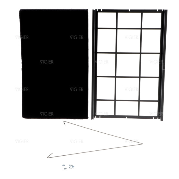 KIT AVEC FILTRE A CHARBON MONOBLOCK POUR PLAFONNIERS MAXI PU