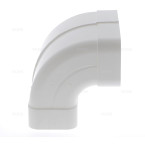Coude vertical double femelle pour tube rectangulaire