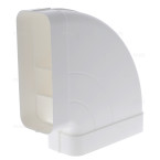 Coude horizontal double femelle 90° rectangulaire