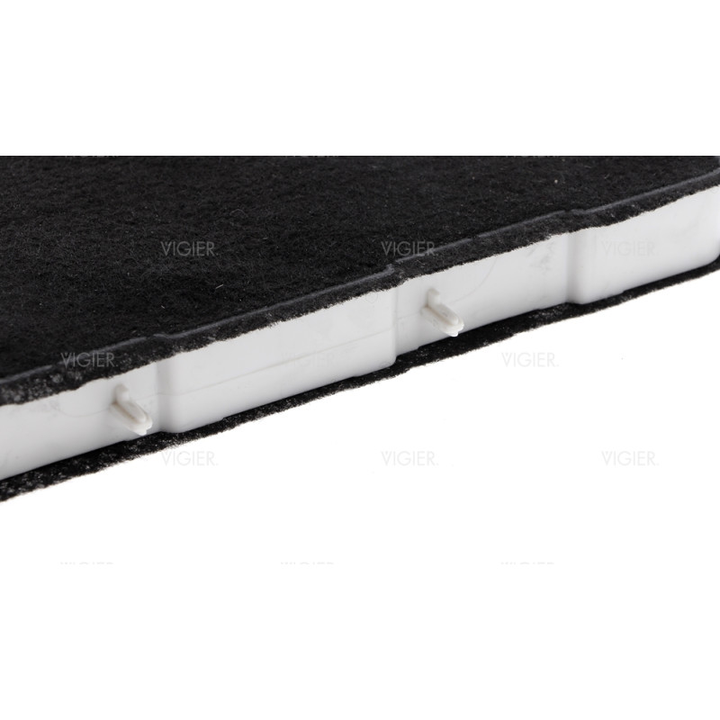 Filtre a charbon actif hotte Bosch Neff Siemens 21.6x23cm