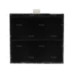 Filtre a charbon actif hotte Bosch Neff Siemens 21.6x23cm