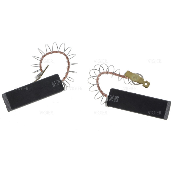 Jeu de charbons moteur pour lave linge Bosch Siemens 616505