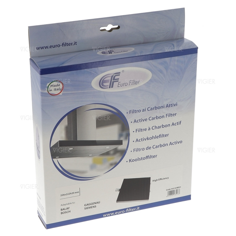 Filtre a charbon actif hotte Bosch Neff Siemens LZ51851