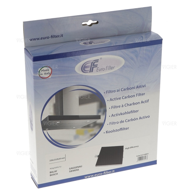 Filtre a charbon actif hotte Bosch Neff Siemens LZ51851