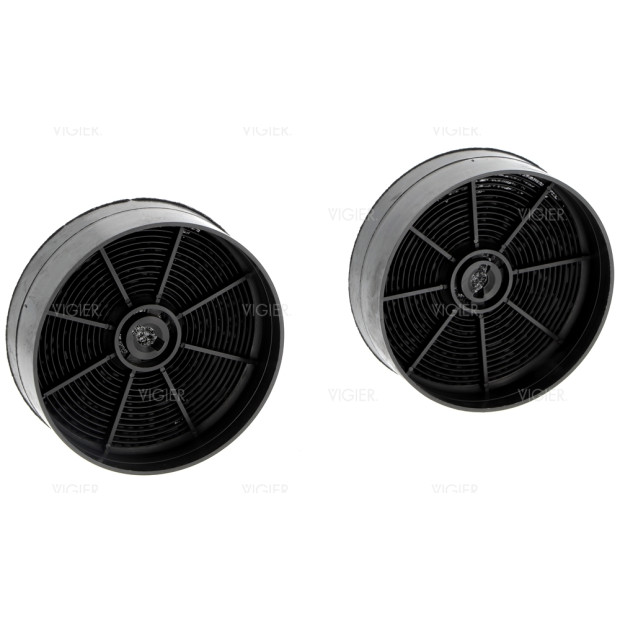 Lot de 2 filtres à charbon Ikea FIL120 Diam. 125mm Haut:41mm