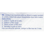 Lot de 2 filtres à charbon pour hotte Ikea Whrilpool