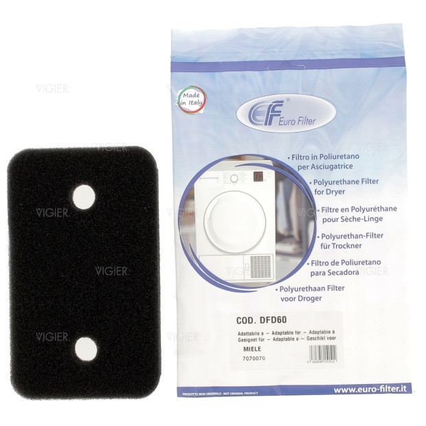 Filtre condenseur sèche linge Miele pompe a chaleur 7070070